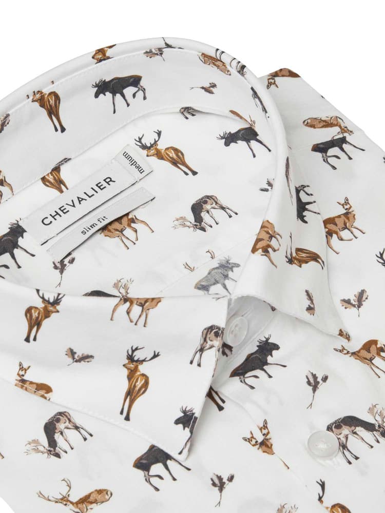 Danson Contemporary Fit Shirt Men Royal Family Print, view: 3