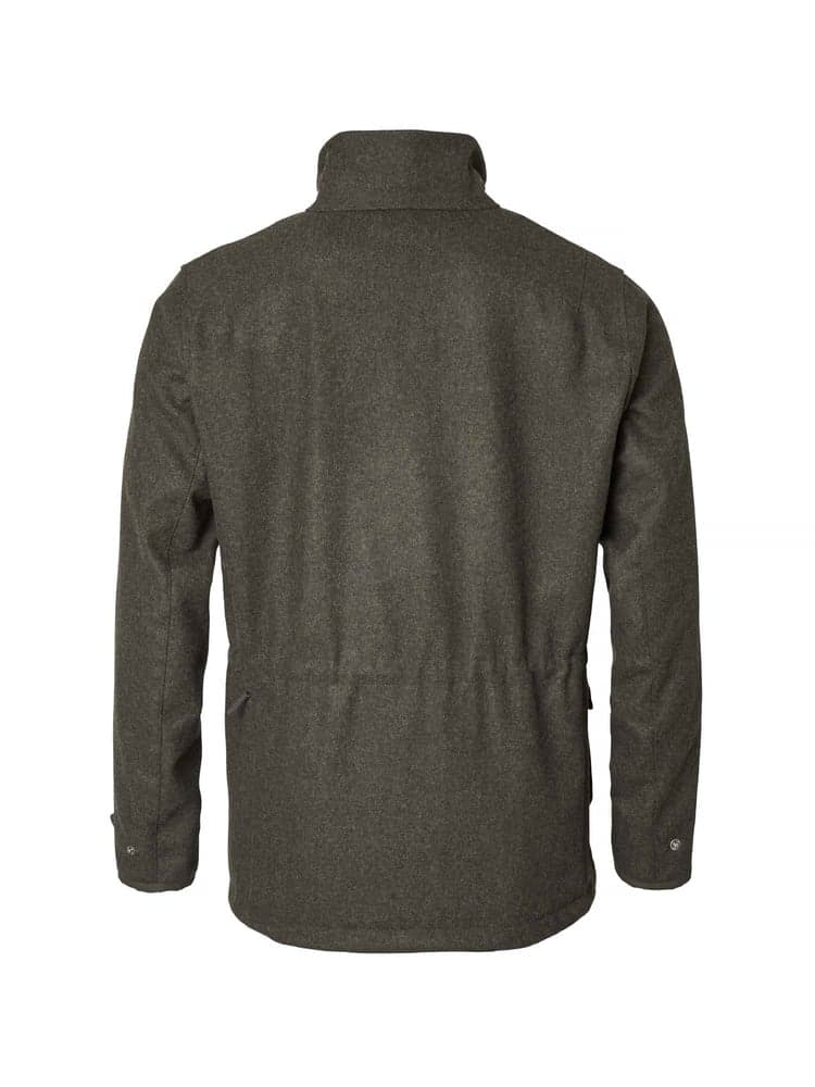 Loden Wool Jacket Men 2.0 Dark Green Melange, view: 2