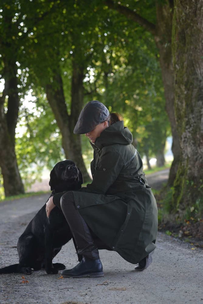 Fractus Chevalite Rain Coat Women Tobacco Green, view: 4