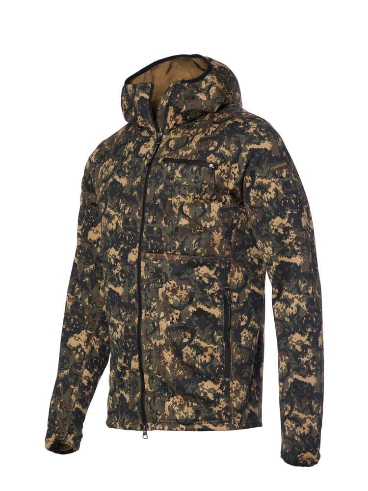 Hunter Stretch Zip Hoodie Men Antler Camouflage, view: 3