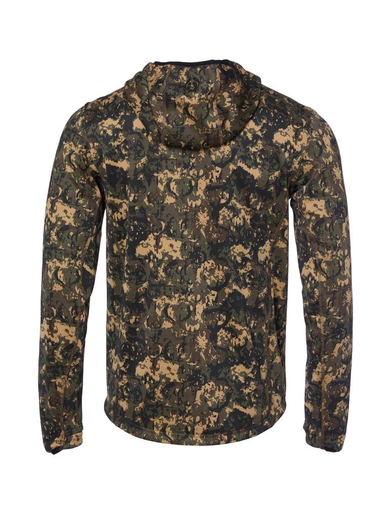Hunter Stretch Zip Hoodie Men Antler Camouflage, view: 2