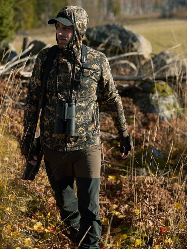 Hunter Stretch Zip Hoodie Men Antler Camouflage, view: 4