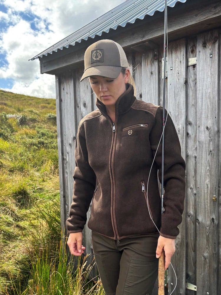 Ashwick Fleece Jacket Women Brown, view: 1