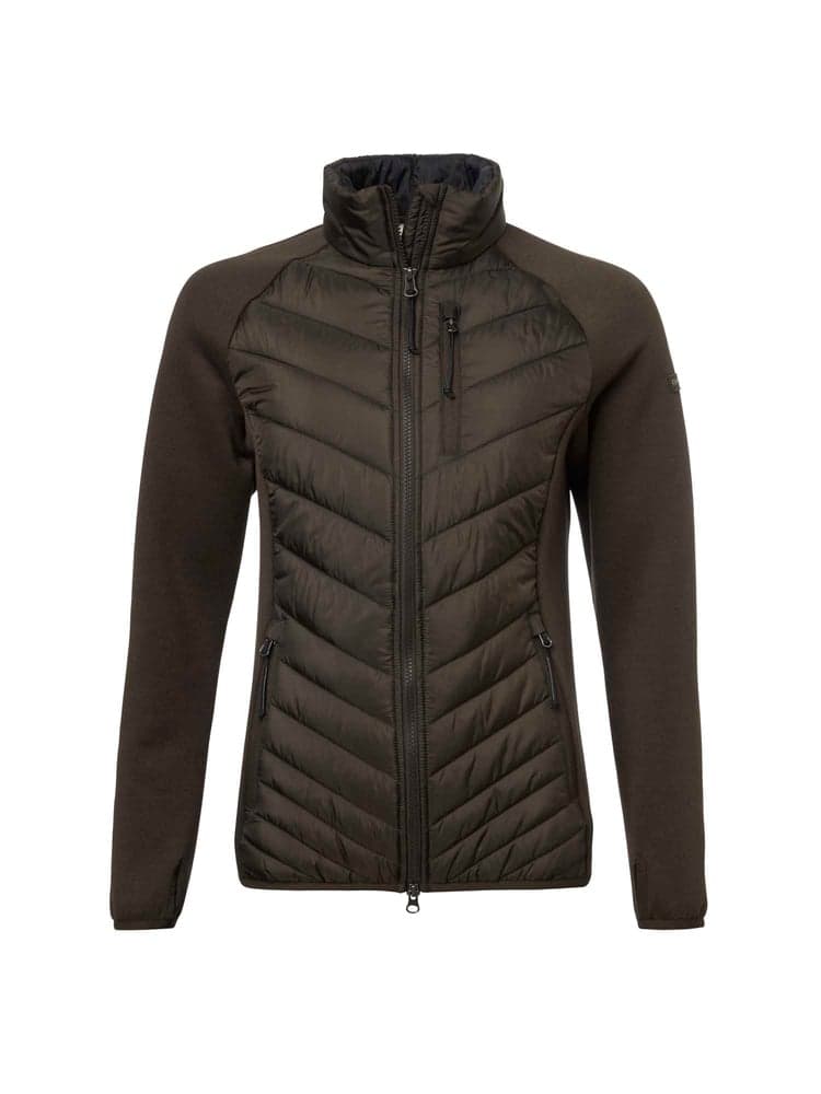 Hunter Hybrid Jacket Women Leather Brown, view: 0