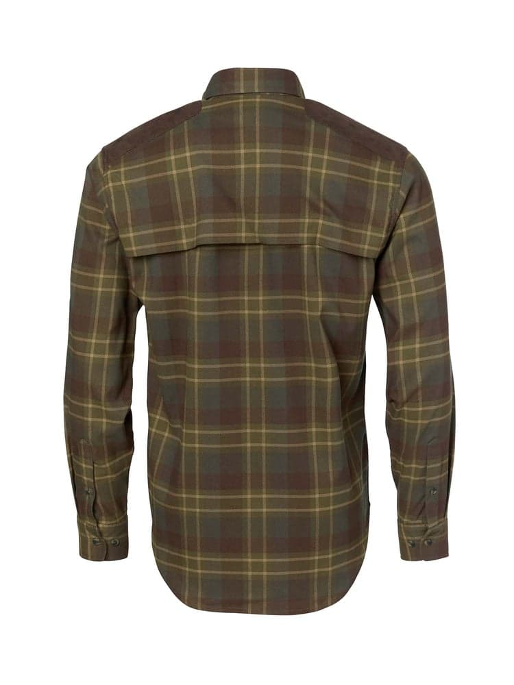Chill Shooting Fit Coolmax Shirt Men Pinegrove Green Checked, view: 1