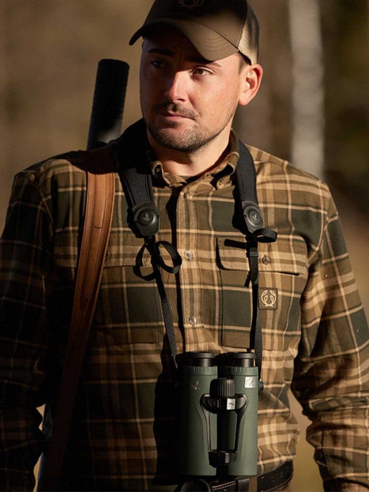 Heron Flannel Shirt Men Evergreen Checked, view: 4