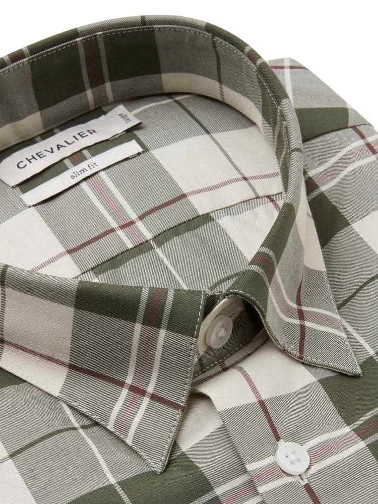 Carlton Contemporary Fit Shirt Men Chevalier Check Light, view: 3