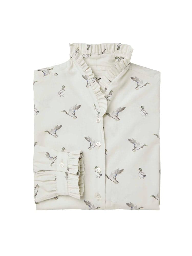 Blair Shooting Fit Shirt Women Ducks on the move, view: 2