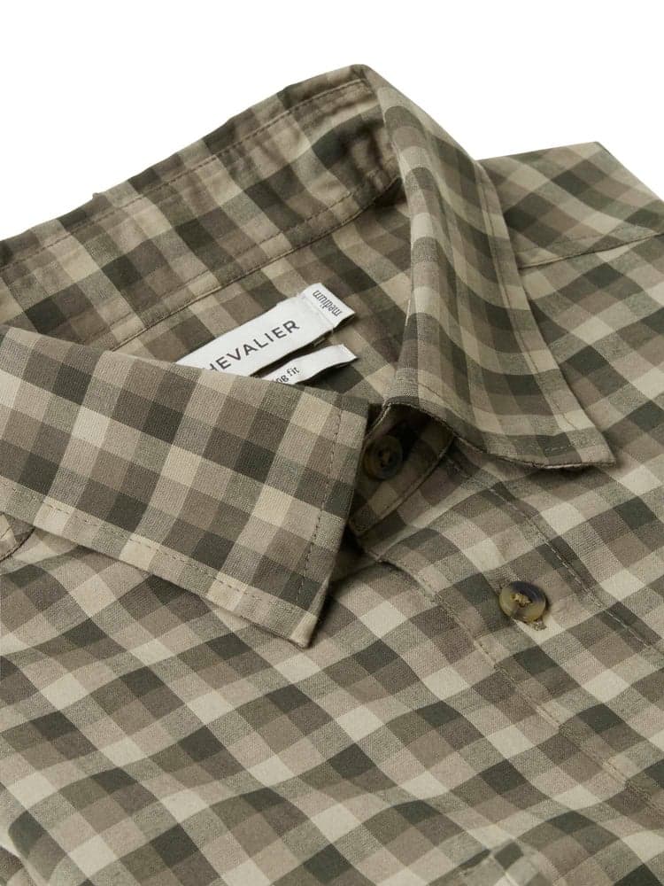 Creek Shooting Fit Coolmax Shirt Men Mink Brown Checked, view: 3