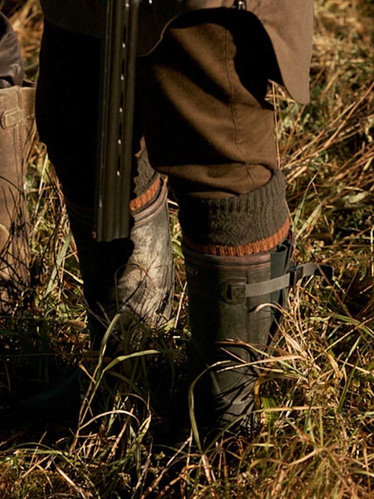 Wellington Field Wool Socks Autumn Green, view: 1