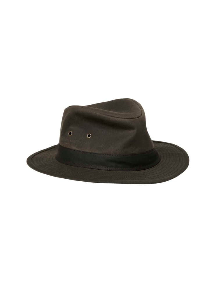 Bush Waxed Cotton Hat Leather Brown, view: 0