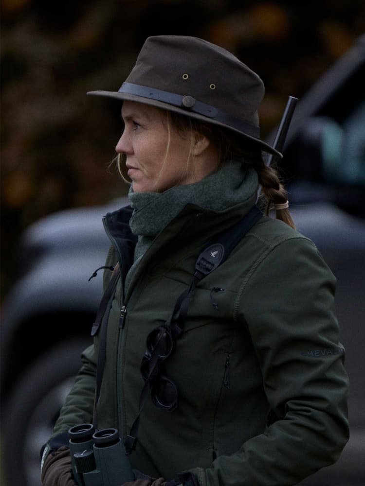 Bush Waxed Cotton Hat Leather Brown, view: 1