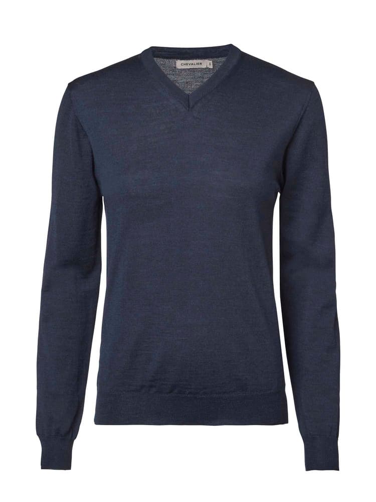 Blaise V-Neck Merino Pullover Women Navy, view: 0