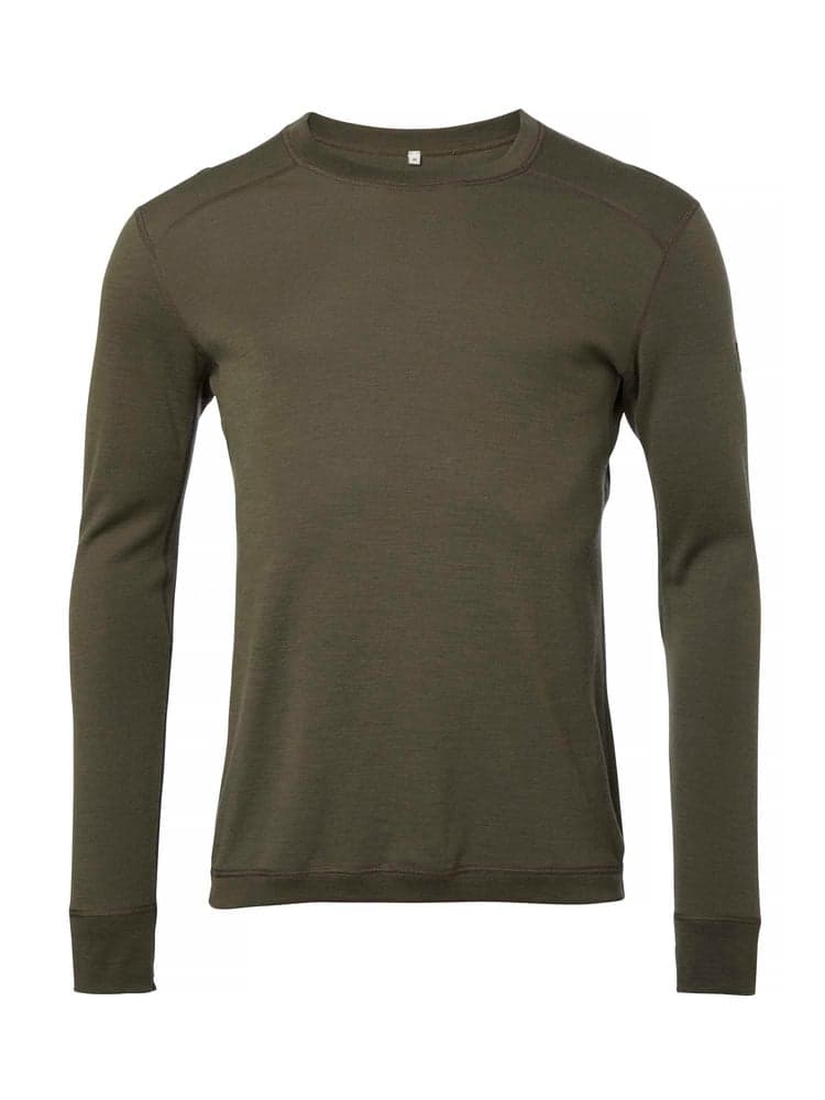 Chevalier 200 Merinowool Crewneck Men Tarmac Green, view: 0