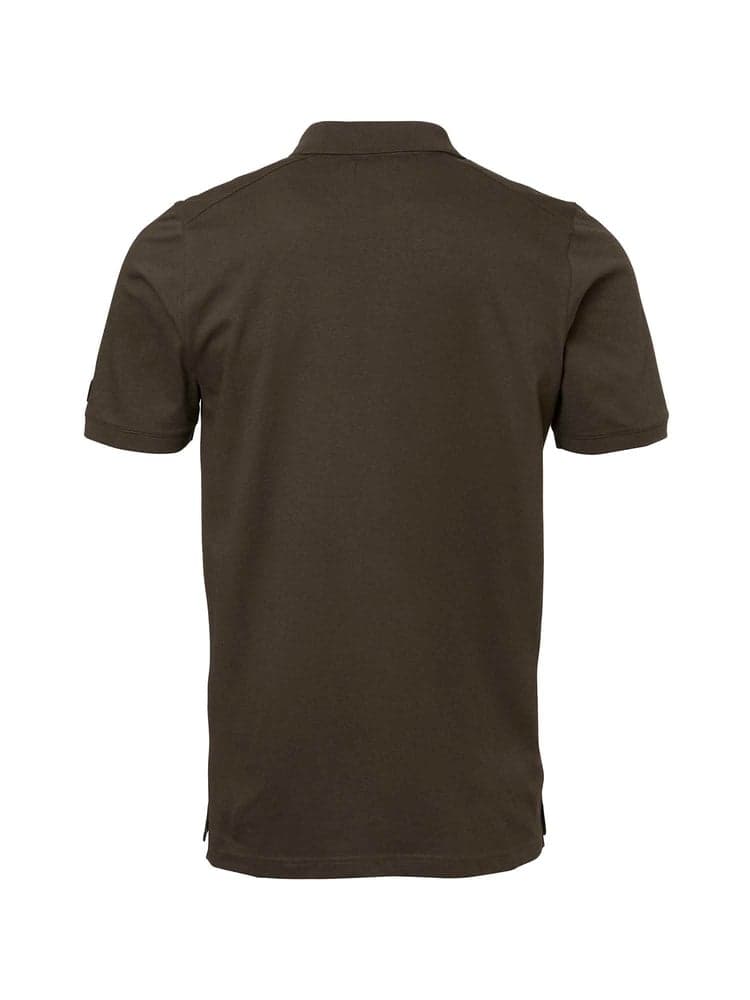 Trevor Polo Shirt Men Leather Brown, view: 1
