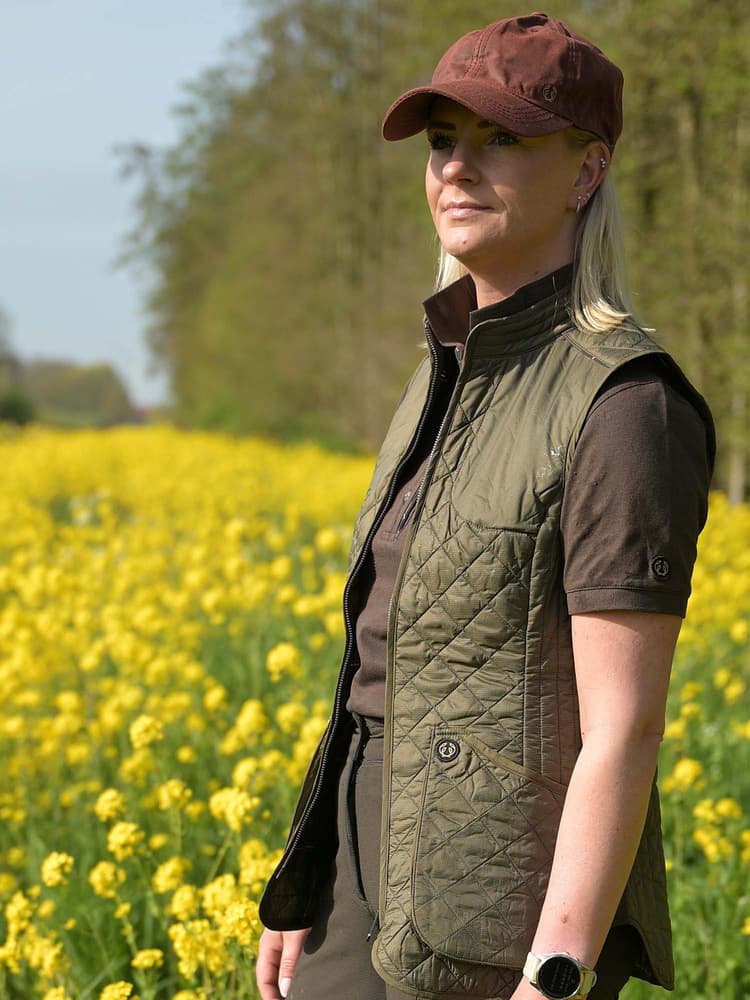 Gwyn Polo Shirt Women Leather Brown, view: 1