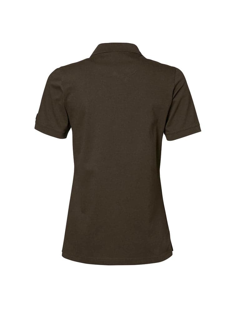 Gwyn Polo Shirt Women Leather Brown, view: 1