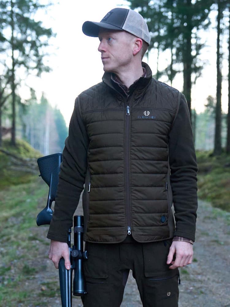 Ember Heat Vest Men Forest Green, view: 1