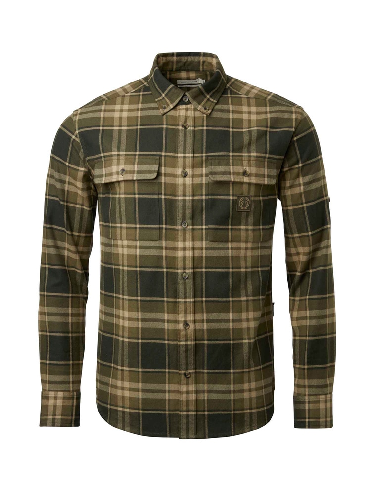 productCard.productImage: Heron Flannel Shirt Men Evergreen Checked