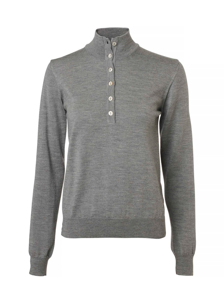 productCard.productImage: Blaise Buttoned Merino Pullover Women Smoked Grey